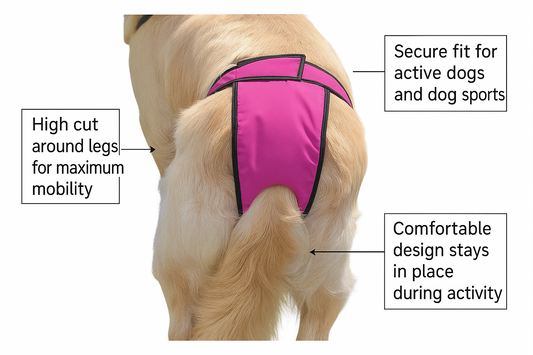Finally! Dog Diapers That Don't Slow Down Your Active Pup