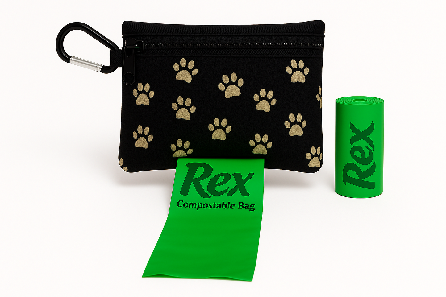Poo Bag Pouches | Paw Print