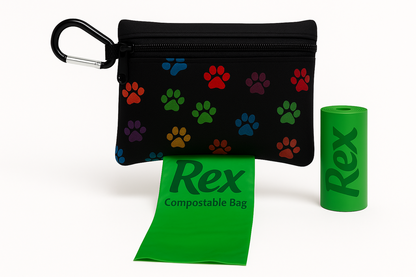 Poo Bag Pouches | Paw Print