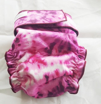 Female Dog Diaper - Britches - Without Tail Opening - Purple Tie Dye - Jack & Jill Dog Diapers