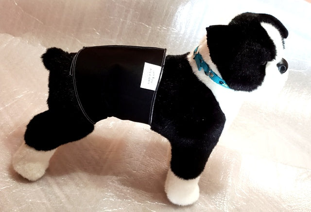Male Dog Belly Band Wrap - Black Style #1 - Jack & Jill Dog Diapers