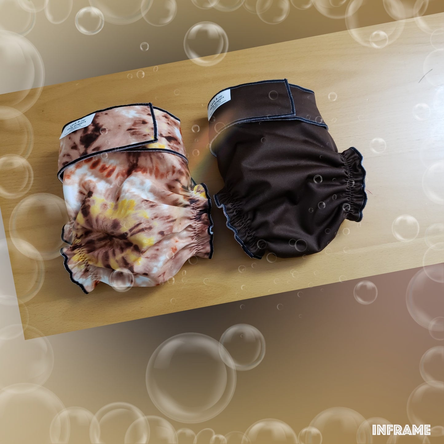 Female Dog Diaper - Britches - Without Tail Opening – Chocolate Brown - Jack & Jill Dog Diapers