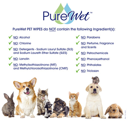 PureWet Pet Wipes