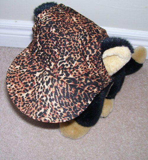 Dog Visor Hat Tiger Print Dog Visor Hat Dog Cap Puppy Hat Jack Jill Dog Diapers