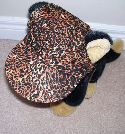 Dog Visor Hat - Tiger Print