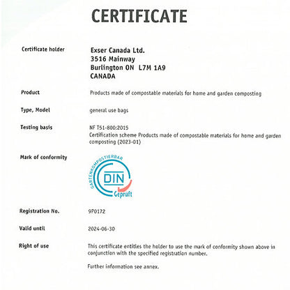 Compostable Dog Poop Bags - 120 Count (10 Rolls) | 100% Home Compostable