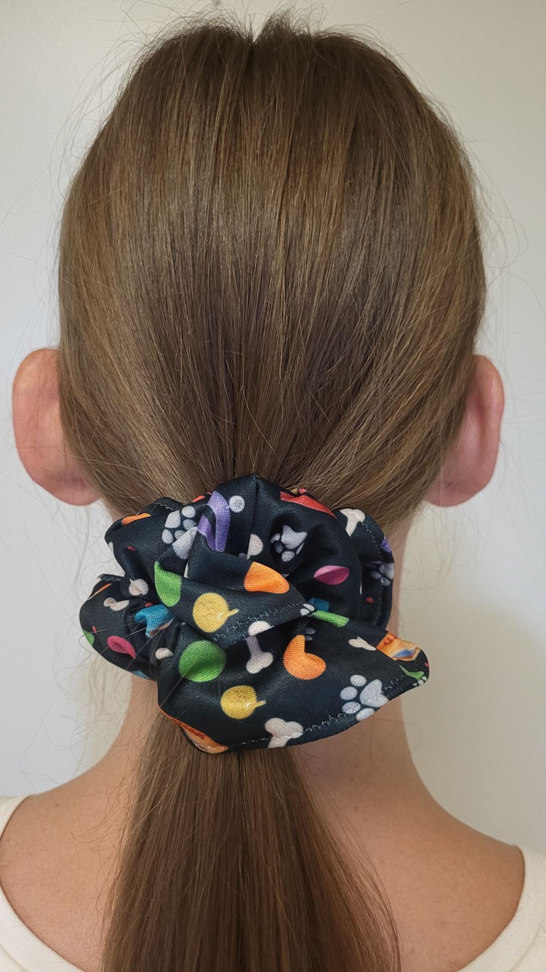 Hair Scrunchie - Colourful Prints