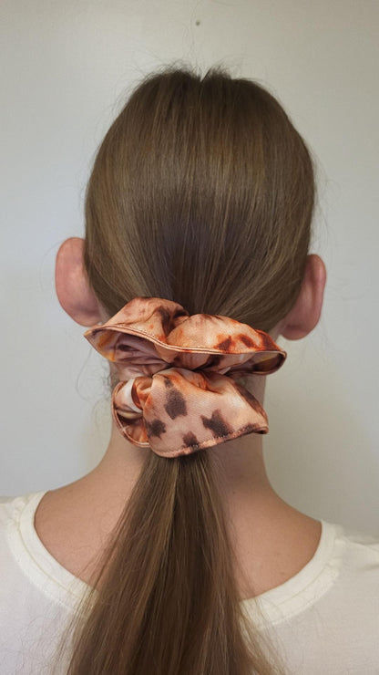 Hair Scrunchie - Browns