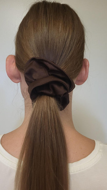 Hair Scrunchie - Browns