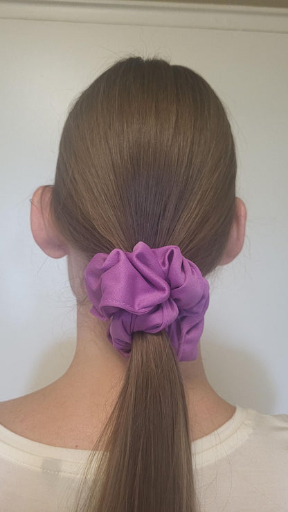 Hair Scrunchie - Violet-Purple Tie Dye