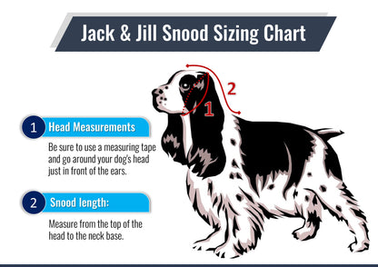 Dog Sequins Navy Snood | Dog Navy Snood | Jack & Jill Dog Diapers