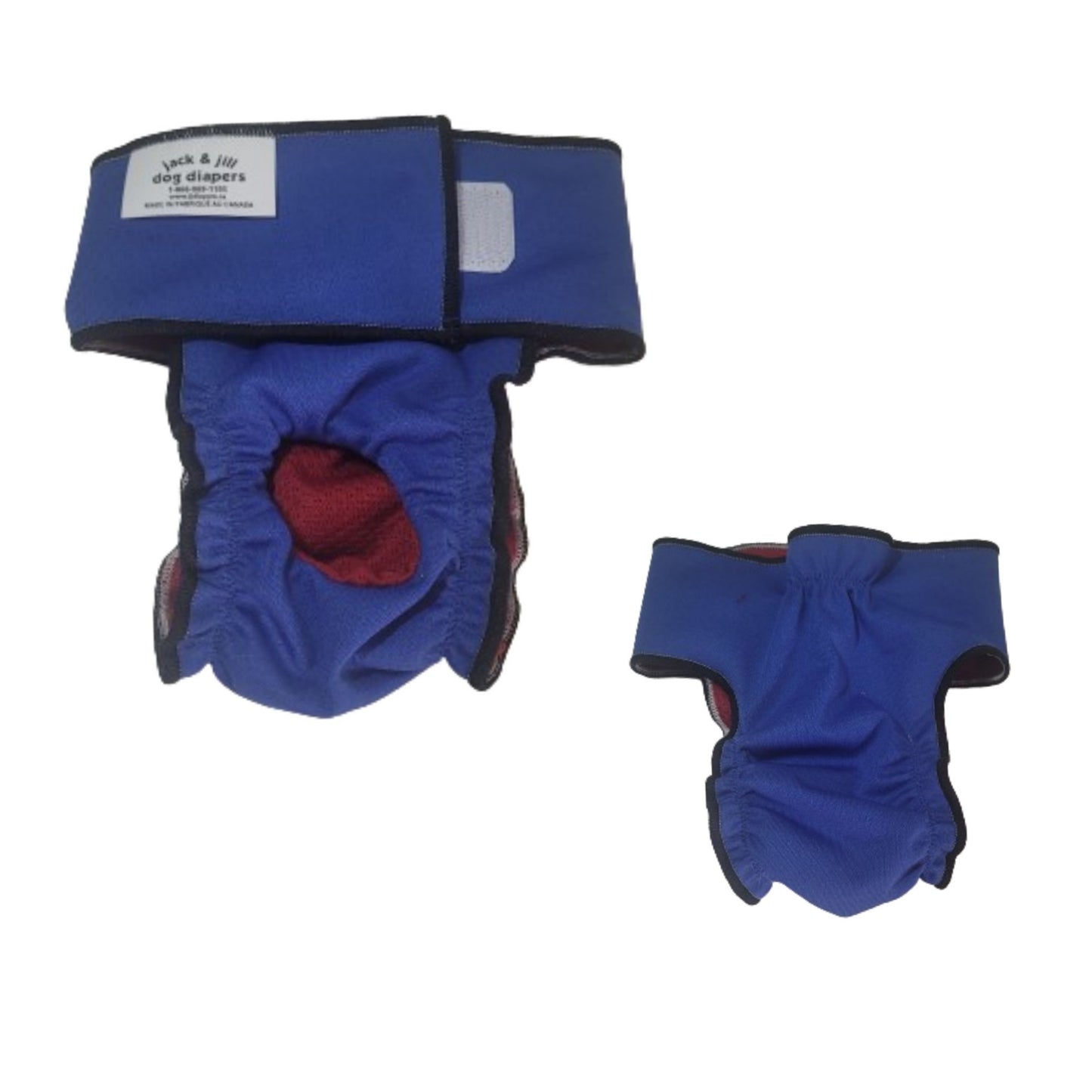 High-Cut Diaper-Britches- Royal Blue - Jack & Jill Dog Diapers