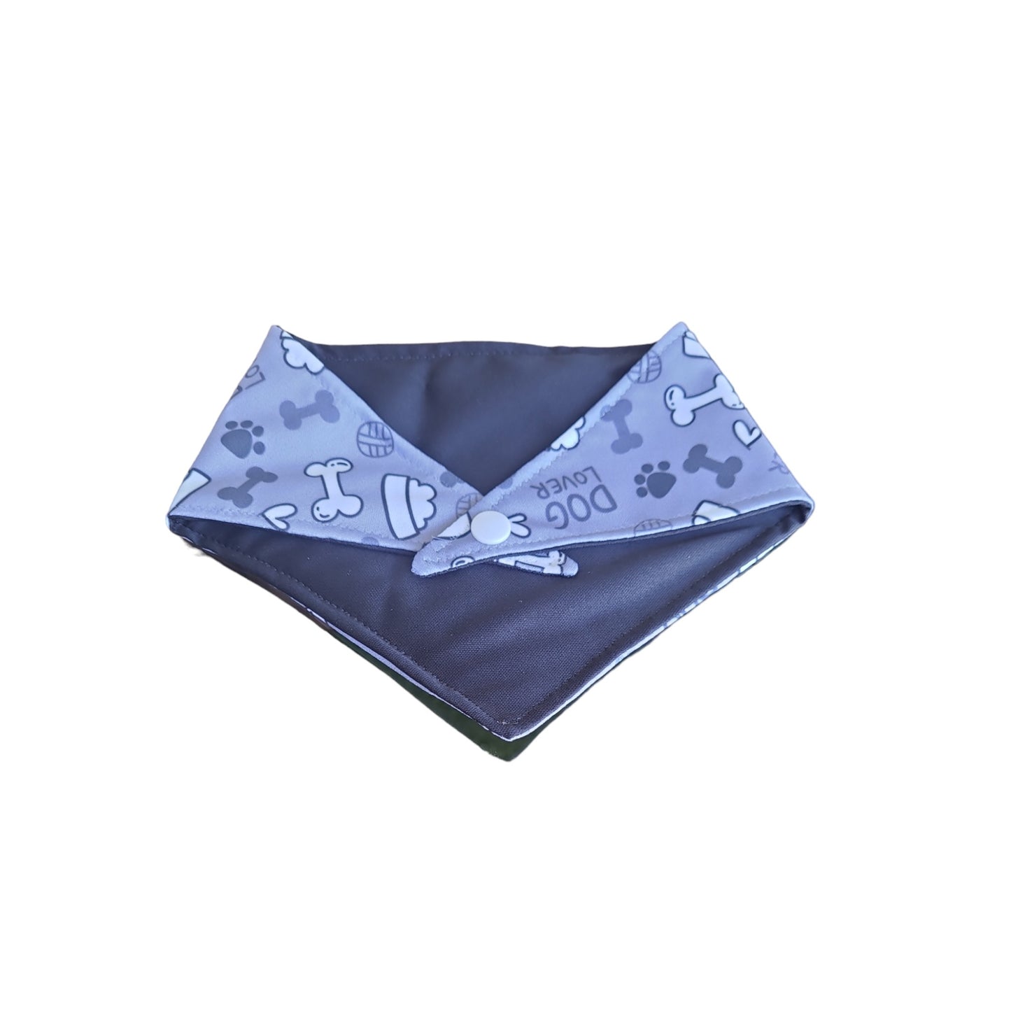 Dog Bandana Snap On - Bone Prints - Jack & Jill Dog Diapers