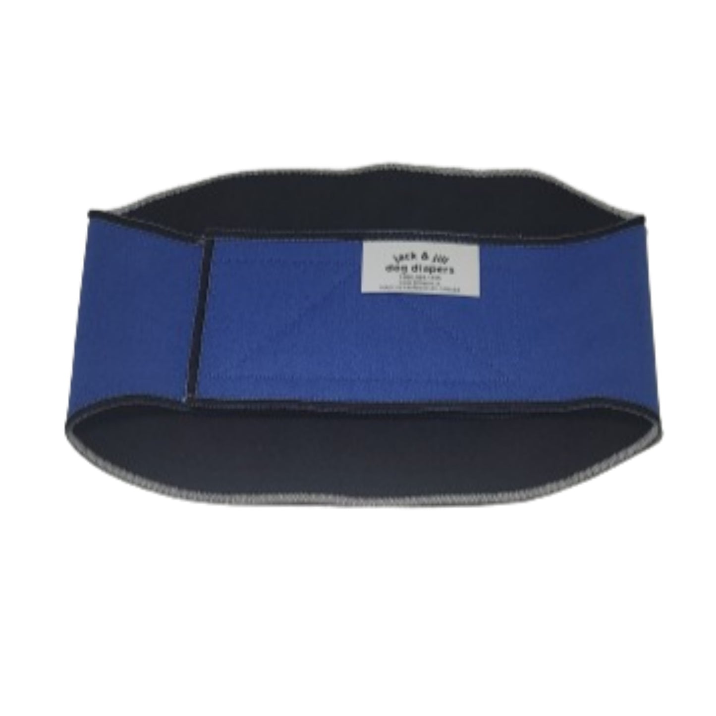 Male Dog Belly Band Wrap -Royal Blue  Style #2