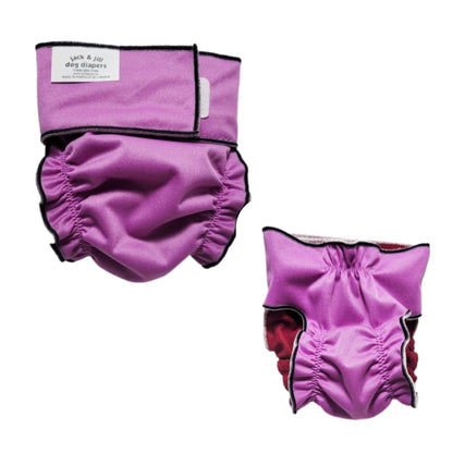 Female Dog Diaper - Britches - Without Tail Opening – Violet
