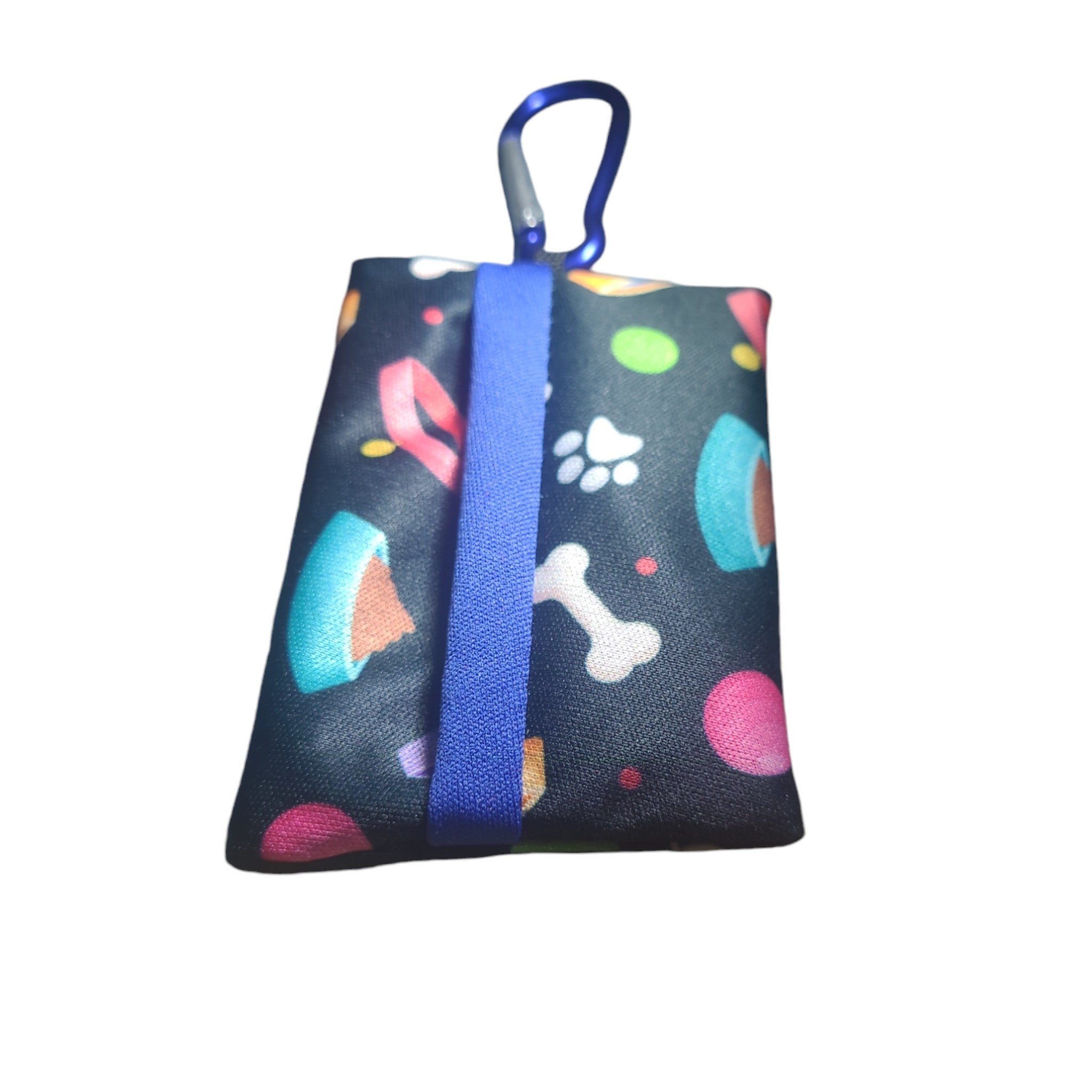 Poo Bag Pouches Playful Dog Print