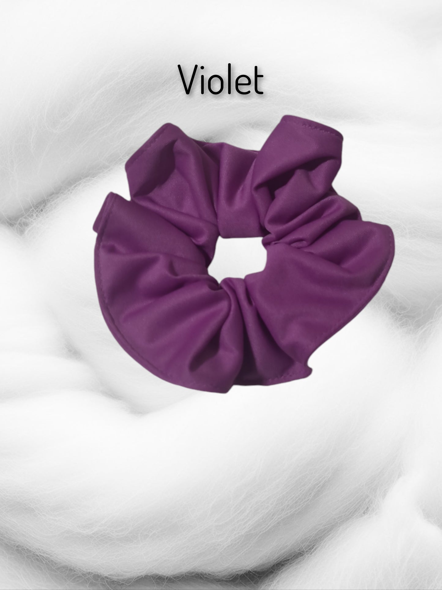 Hair Scrunchie - Violet-Purple Tie Dye