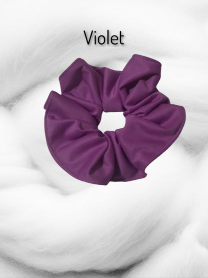 Hair Scrunchie - Violet-Purple Tie Dye