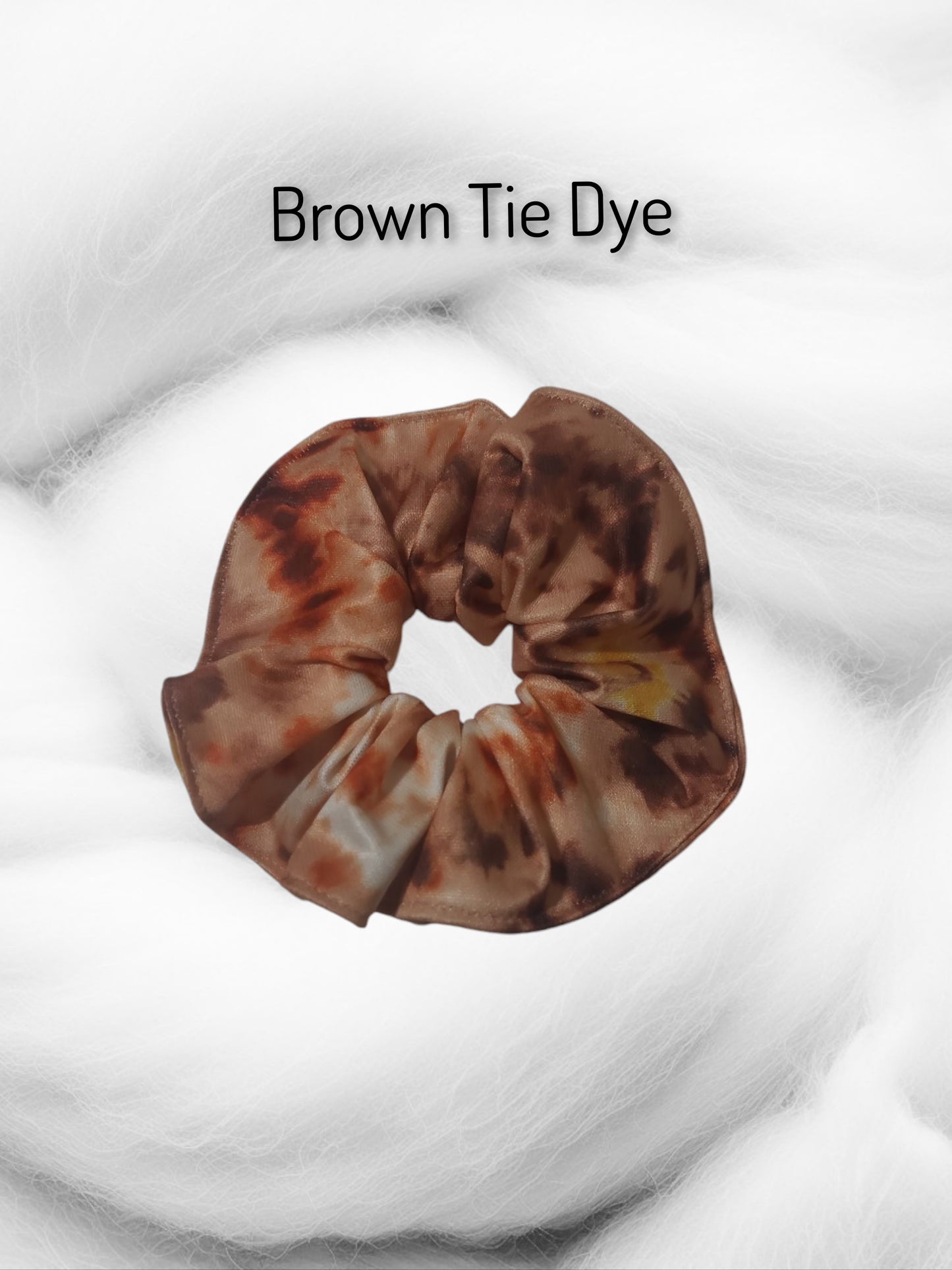 Hair Scrunchie - Browns