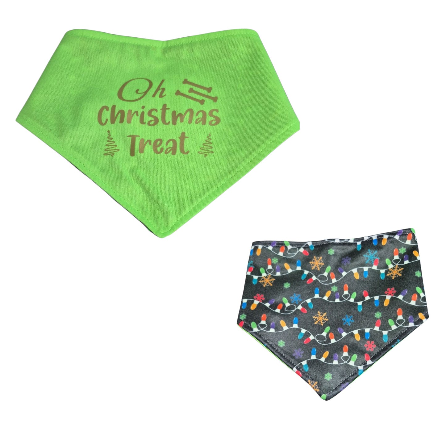 Dog Bandanas with Sayings - Snap-On & Reversible