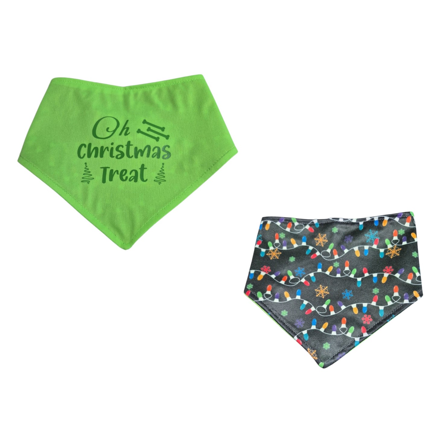 Dog Bandanas with Sayings - Snap-On & Reversible