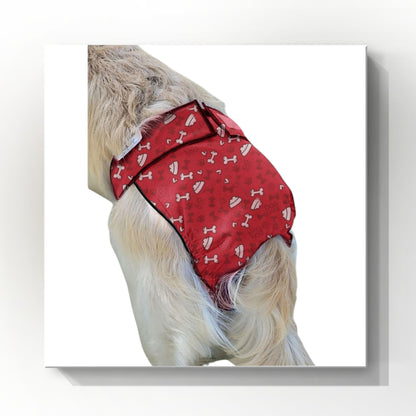 Washable Female Dog Diaper (Regular Fit) – Hand-Sewn in Canada