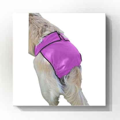 Female Dog Diaper | Britches | With Tail Opening | Violet Print