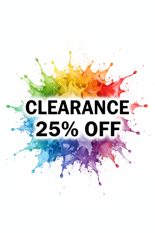 Clearance 25% Off Banner