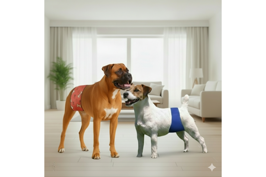 Male Dog Belly Bands - Washable