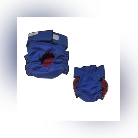 Female Dog Diaper  Britches - With Tail Opening-Royal Blue