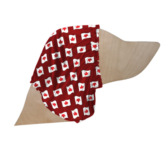 Dog Snood Waterproof - Canadian Maple Leaf Print