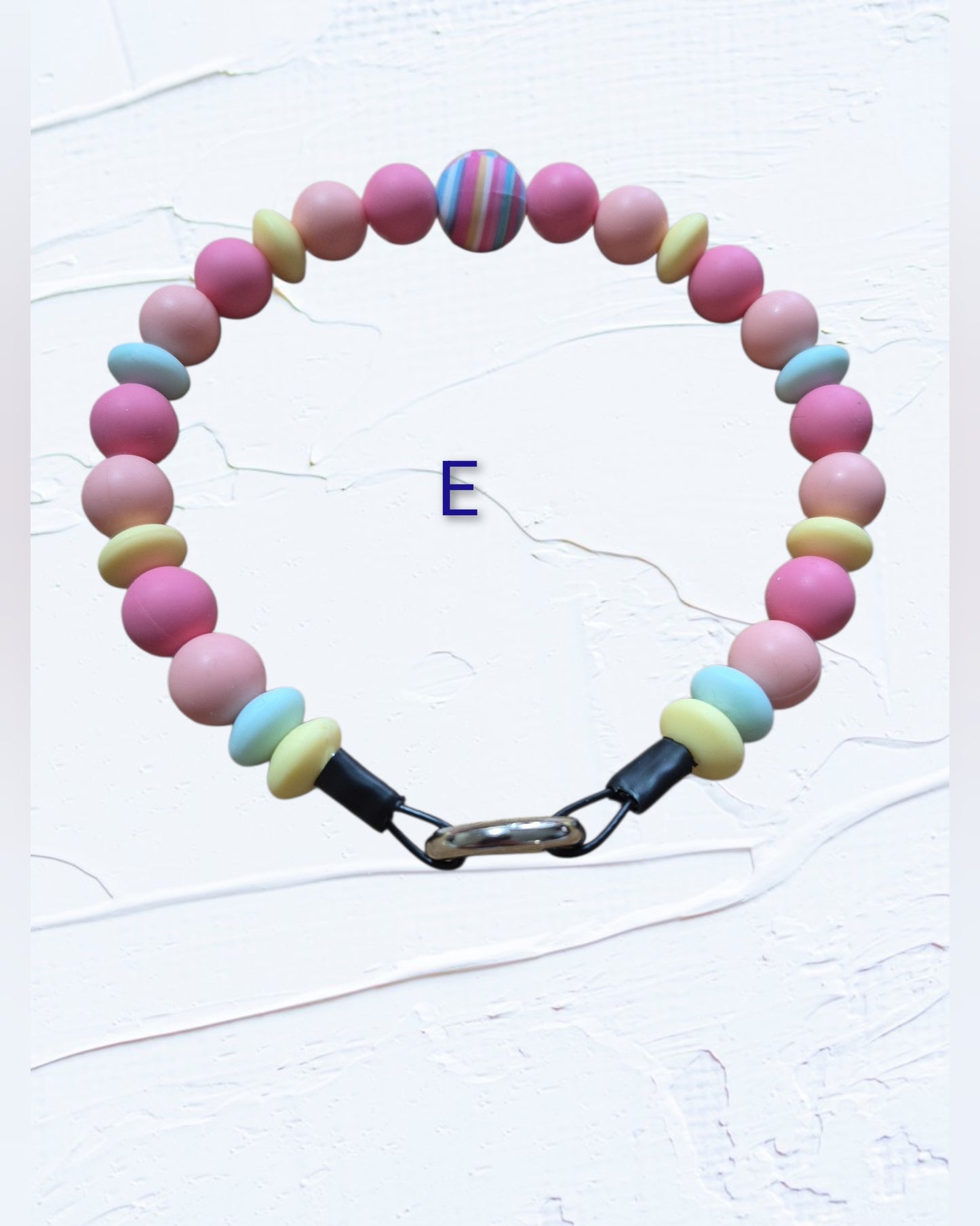 Silicone Beaded Dog Collar - Handmade in Canada