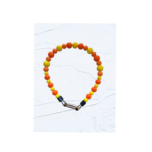 16" Silicone Beaded Dog Collar
