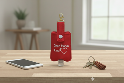 Red Clean Hands Kind holder