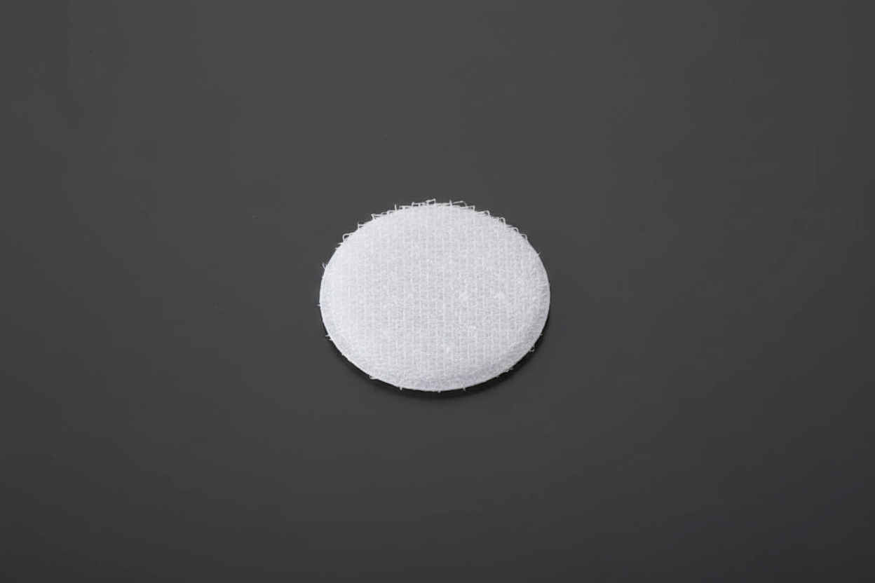 White Velcro Hook Tab